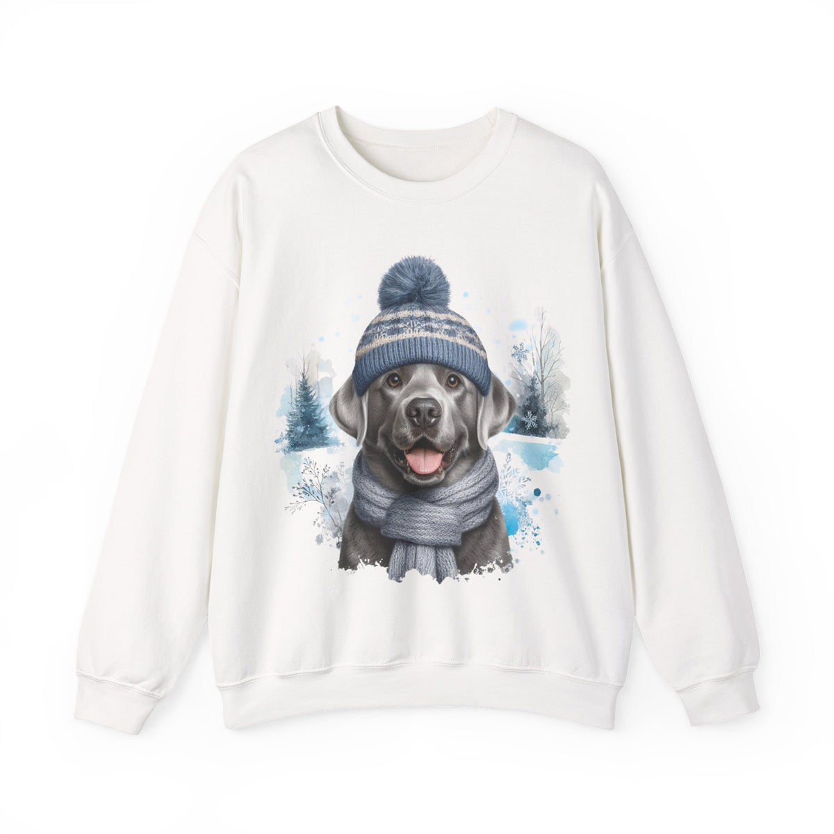Silver Labrador Winter Sweatshirt