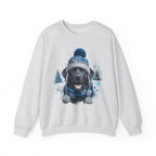 Black Lab Winter Gildan Sweatshirt