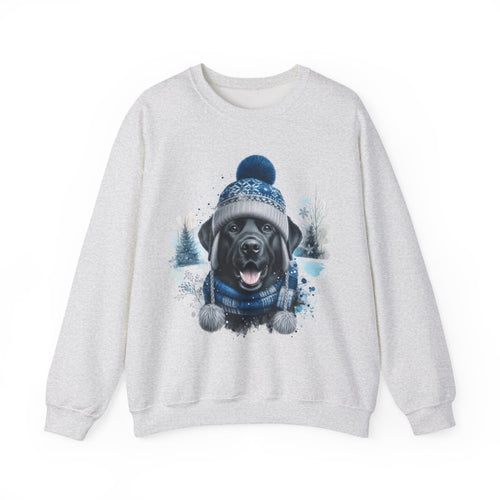 Black Lab Winter Gildan Sweatshirt