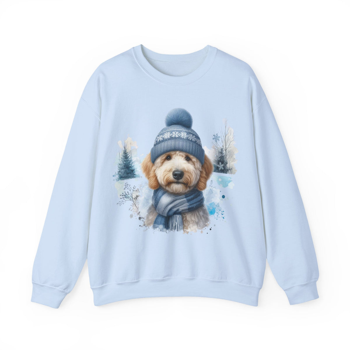 Goldendoodle Winter Gildan Sweatshirt