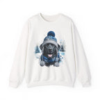 Black Lab Winter Gildan Sweatshirt