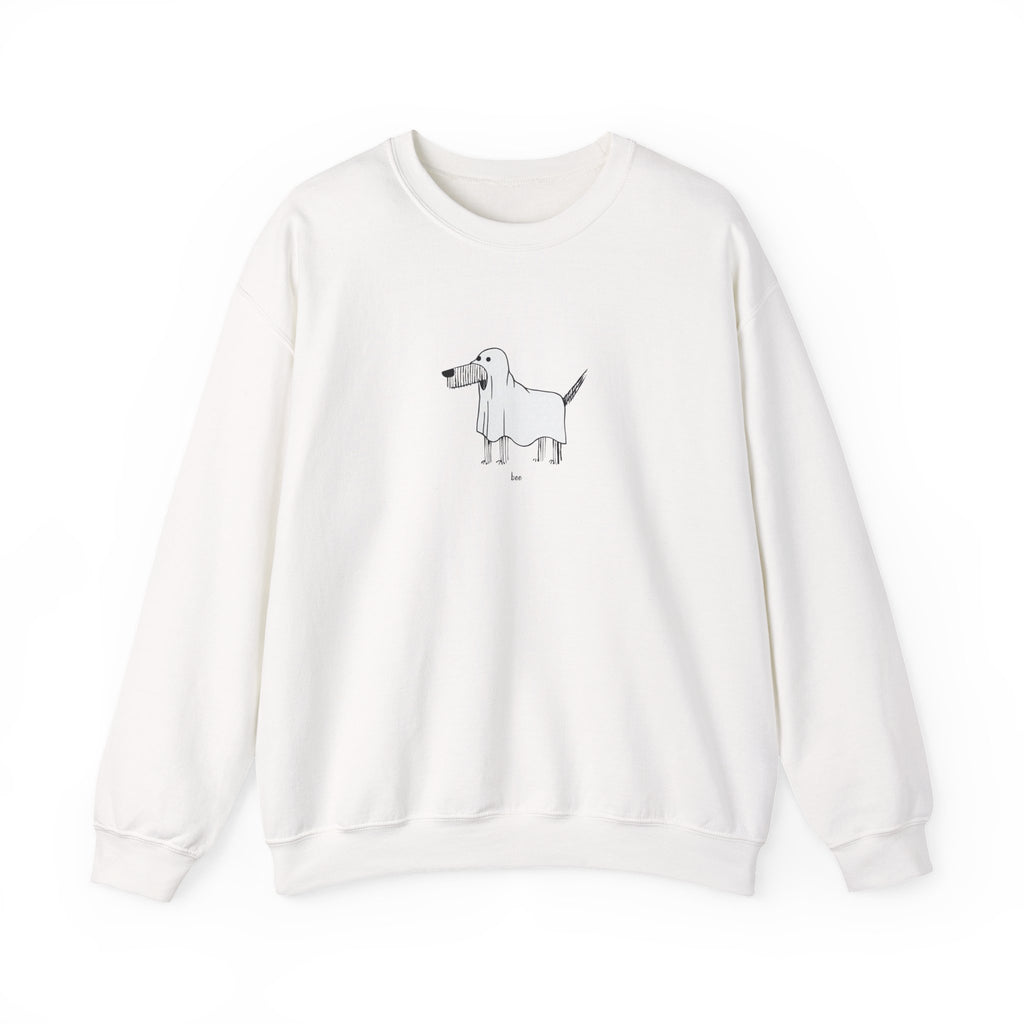 Funny Ghost Dog Halloween Sweatshirt