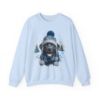 Black Lab Winter Gildan Sweatshirt