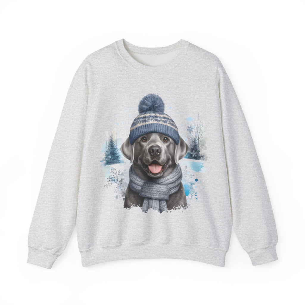Silver Labrador Winter Sweatshirt