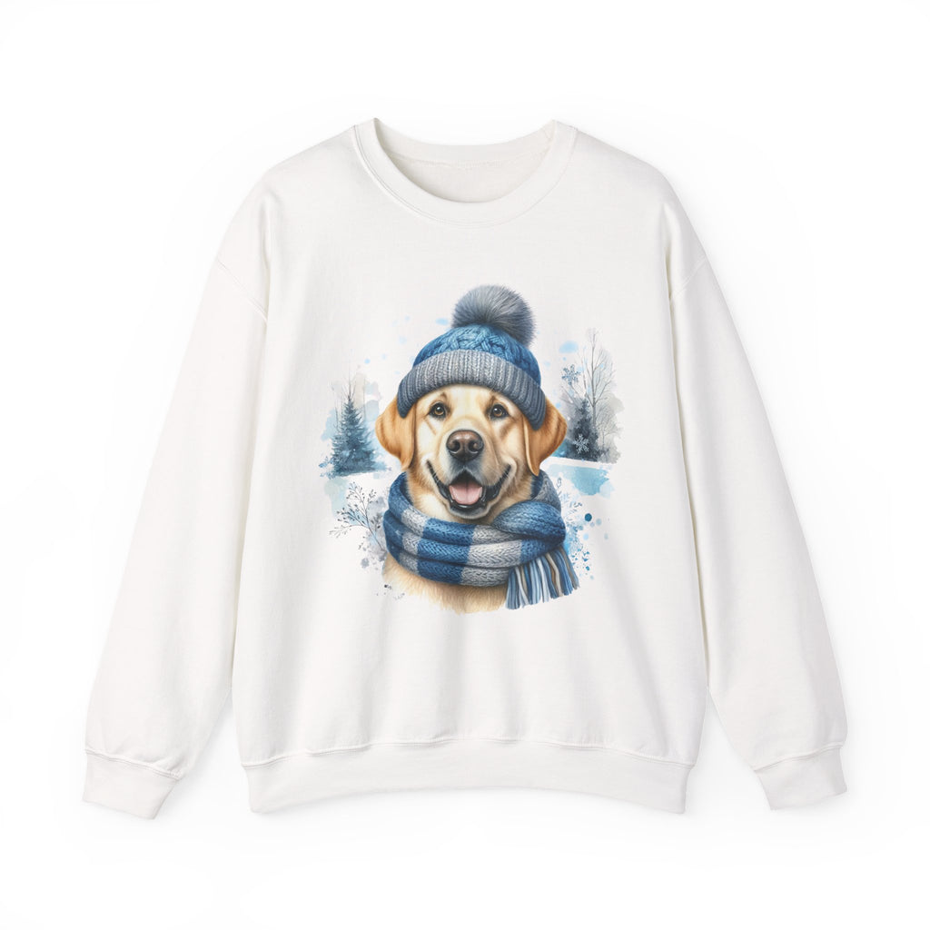 Yellow Lab Winter Sweatshirt