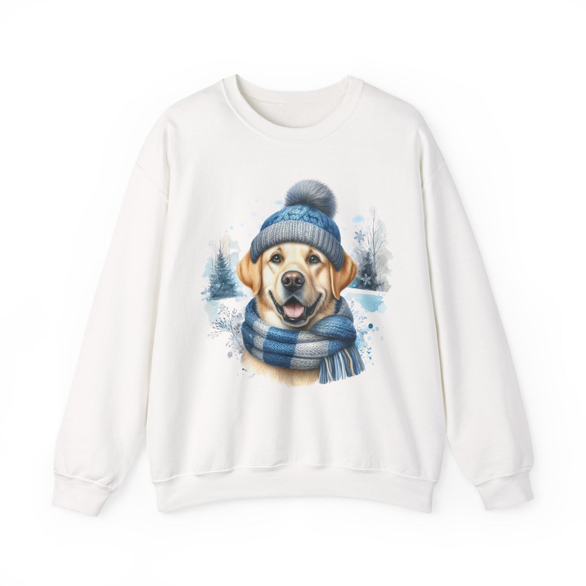 Yellow Lab Winter Sweatshirt