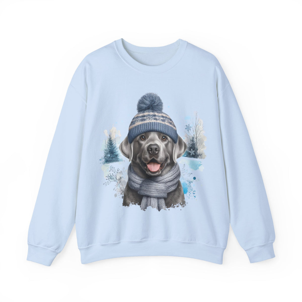 Silver Labrador Winter Sweatshirt
