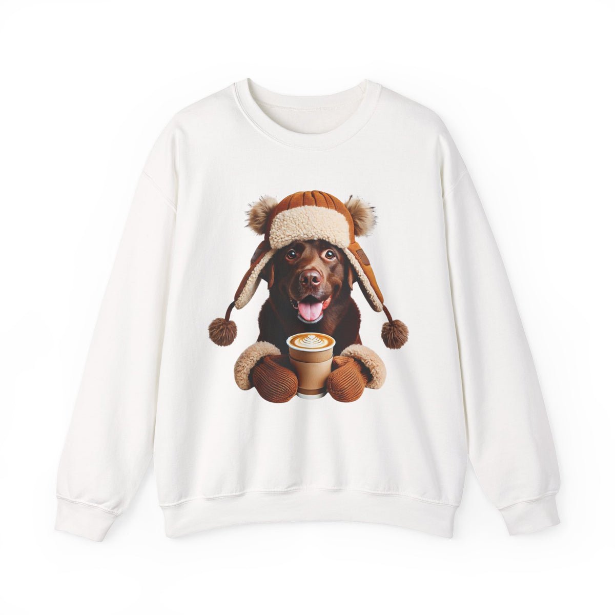 Chocolate Labrador Fall Sweatshirt