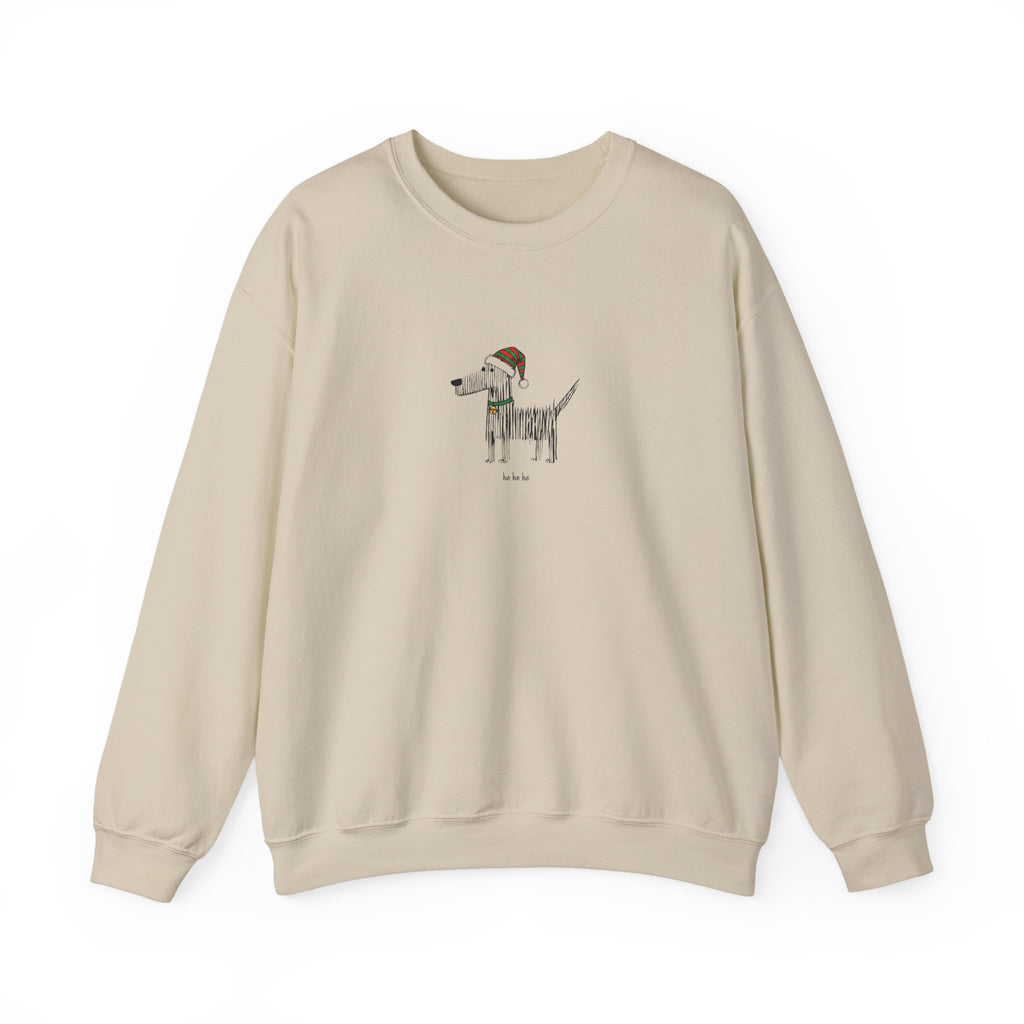 Minimalist Christmas Dog Sweatshirt