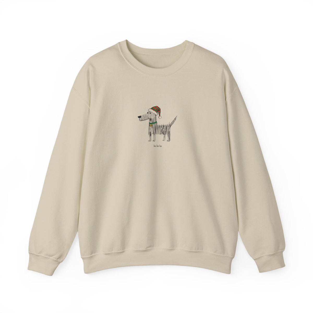 Minimalist Christmas Dog Sweatshirt