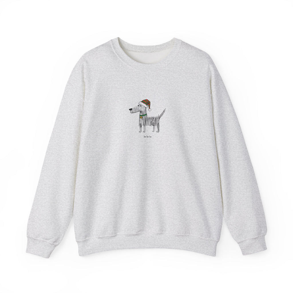 Minimalist Christmas Dog Sweatshirt