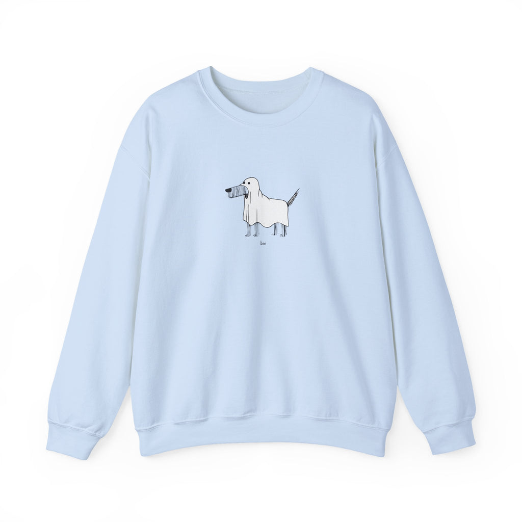 Funny Ghost Dog Halloween Sweatshirt