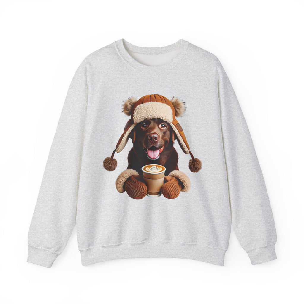 Chocolate Labrador Fall Sweatshirt