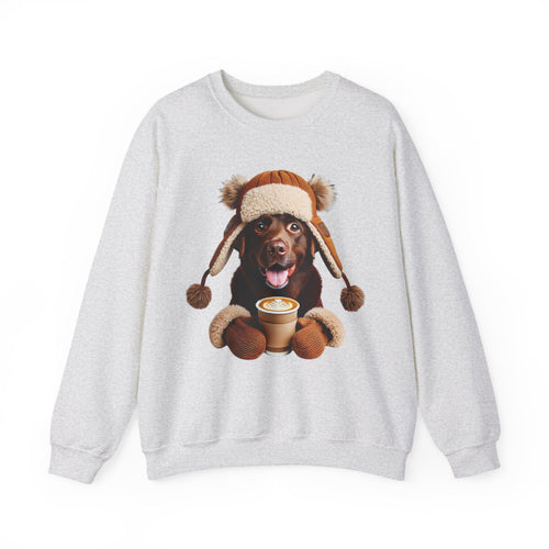 Chocolate Labrador Fall Sweatshirt