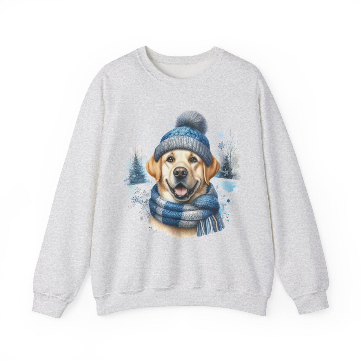 Yellow Lab Winter Sweatshirt