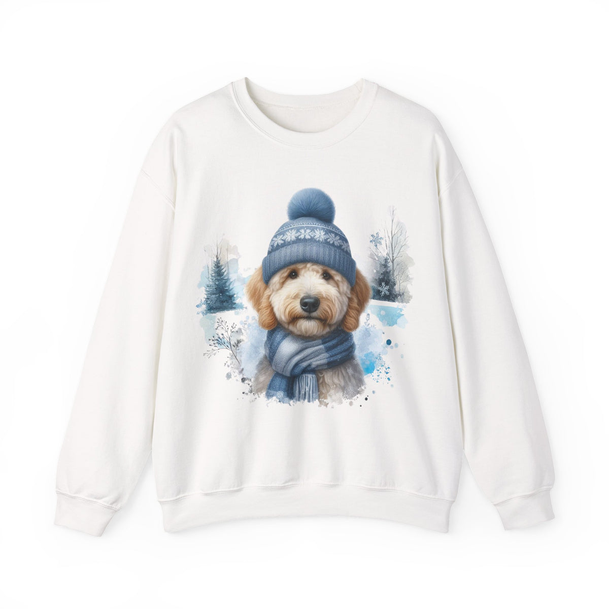 Goldendoodle Winter Gildan Sweatshirt